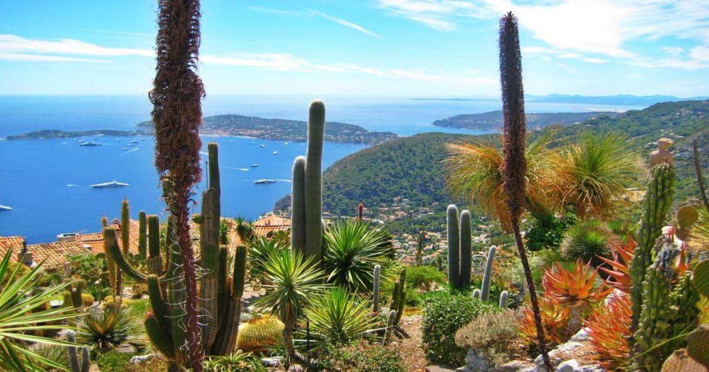 Les points de vue panoramiques à Nice et ses alentours : Le jardin exotique à Eze